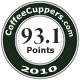 Hula Daddy Kona Coffee Extra Fancy received a 93.1