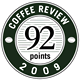 Hula Daddy "Mele" 100% Kona Coffee Receives Score of 92 in June 2009 Edition of Coffee Review