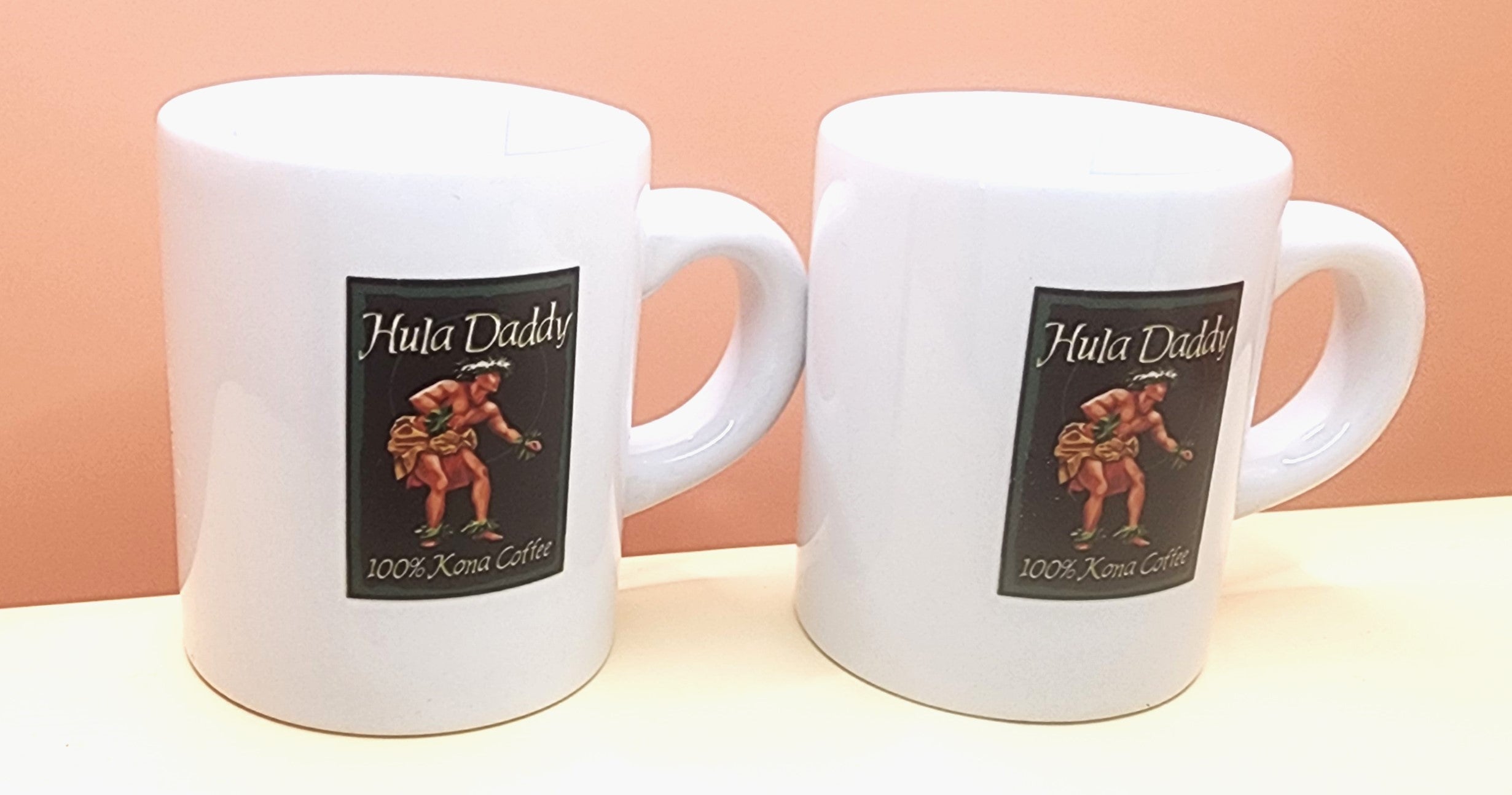 HULA DADDY ESPRESSO CUPS (2) 4 OUNCE